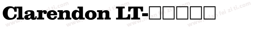Clarendon LT字体转换